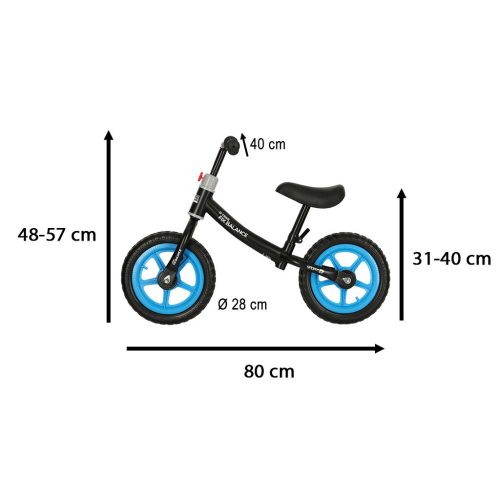 Trike Fix Balance futóbicikli fekete és kék