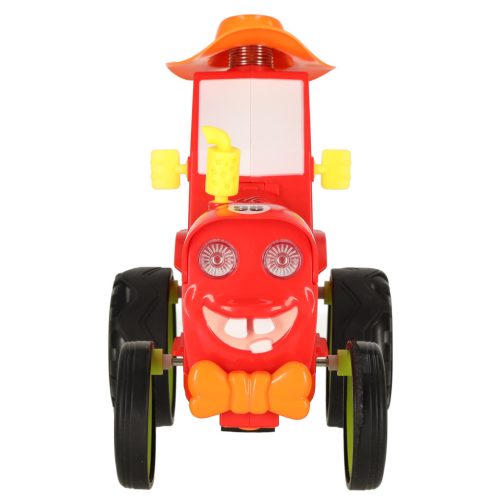 RC távirányítós traktor ugrál,  táncol - piros
