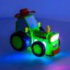 Traktor RC traktor ugrál táncol hangokkal - zöld