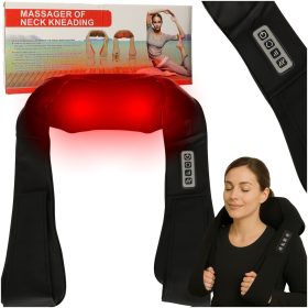 Shiatsu nyak, hát melegítő masszírozó
