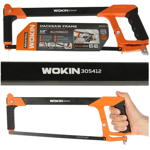 Wokin kézi Fűrész fém 300 mm-es alumínium fogantyúval