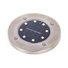 Napelemes leszúrható kerti lámpák 8 LED 4db, meleg fehér