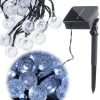 Solar kerti lámpák golyók 7m 50LED hideg fehér