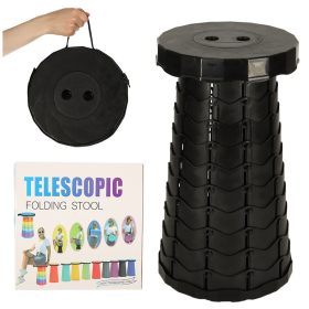   Teleszkópos Összecsukható szék, zsámoly állítható magassággal, fekete
