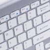 Vezeték nélküli billentyűzet okostévéhez, Windows, Mac OS, Android, ezüst