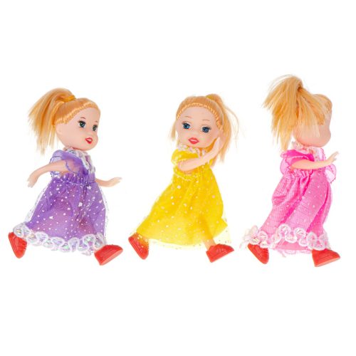 Babák babaházhoz 3 db 10cm-es készlet