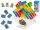 Tetris puzzle egyensúlyozó torony puzzle játék