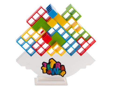 Tetris puzzle egyensúlyozó torony puzzle játék