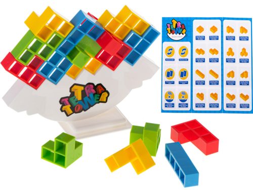 Tetris puzzle egyensúlyozó torony puzzle játék