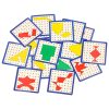 Geoboard geoplan fa kirakós gumiszalagokkal