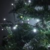 LED lámpák fénylánc 10m 100LED hideg fehér