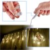 LED karácsonyfa függöny fények 3m 10 USB 