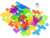 Asztali tetris játék dobókockával, alakzatokkal