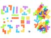 Asztali tetris játék dobókockával, alakzatokkal