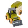 Szétszerelhető Mezőgazdasági játék készlet kombájn, traktor, pótkocsi csavarhúzóval
