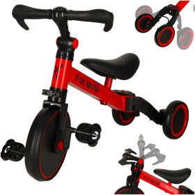   Trike Fix Mini terepjáró tricikli 3 az 1 ben, pedálokkal piros