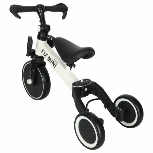 Trike Fix Mini terepjáró tricikli 3 az 1-ben pedálokkal, fehér színben