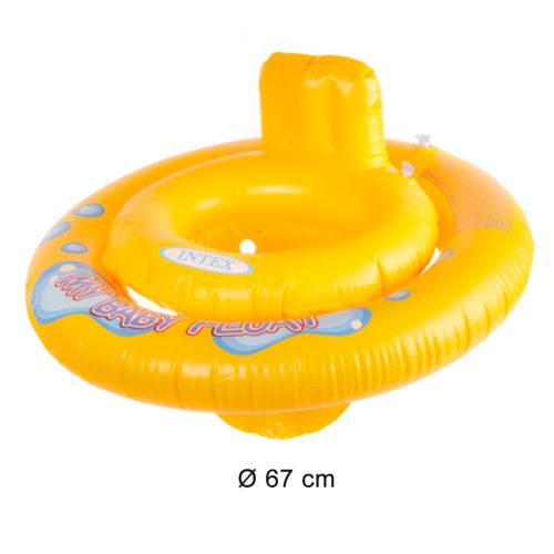 Intex Felfújható baba úszógumi üléssel, két körös, 67cm
