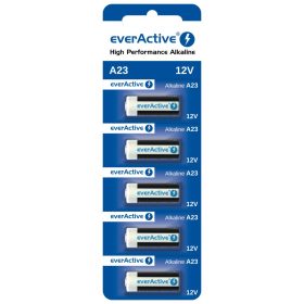   everActive High Performance alkáli elem, A23 / MN21, 12V, 5 darabos készlet
