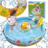 BESTWAY 51124 Medence szett úszógumival és labdával, 122cm