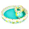 BESTWAY 51124 Medence szett úszógumival és labdával, 122cm