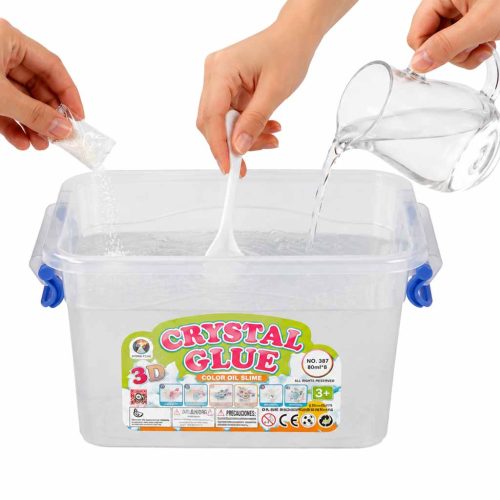 3D Varázs Zselé Kreatív Készlet - 26 db-os Crystal Glue szett