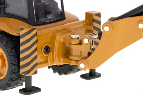 Rakodó buldózer kanállal Die-Cast fém modell H-toys 1:50