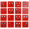 Emoji kockák kreatív készségfejlesztő kockajáték arckifejezésekkel