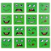 Emoji kockák kreatív készségfejlesztő kockajáték arckifejezésekkel