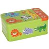 Puzzle konzerv szafari állatok 25 db