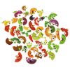 Gyümölcs/zöldség konzervdoboz puzzle 25 puzzle