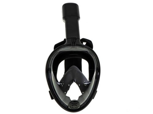 Teljes arcos összecsukható snorkel maszk L/XL méret, fekete
