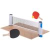 Asztalitenisz ping pong játék hálóval ütővel