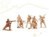 Katonák katonai bázis figurák készlet 114 db