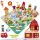 Oktatási fa város puzzle építőkockák 120 db