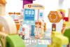 Oktatási fa város puzzle építőkockák 120 db