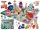 Oktatási fa város puzzle blokkok 100 db