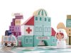 Oktatási fa város puzzle blokkok 100 db
