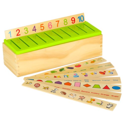 Fa szortírozó puzzle 