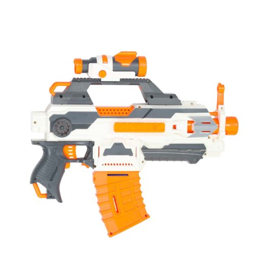 4in1 BLASTER szivacslövő fegyver MODULAR KARBIN gépfegyver + 30 töltény