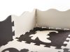 Habszivacs puzzle szőnyeg / játszószőnyeg gyerekeknek 25 darab, fekete-fehér