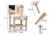Fából készült kratív barkács műhely szerszámokkal DIY készlet