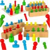 Montessori fahengeres súlyok színes