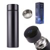 Thermos bögre smart LED kijelzővel, 500ml fekete
