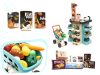 Szupermarket gyerekbolt játék pénztárgéppel + bevásárlókocsi