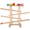 Fából készült montessori labdapálya XXL