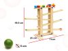 Fából készült montessori golyópálya