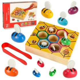 Montessori méhek méhsejtes oktatási játék