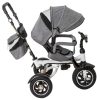 Trike Fix V3 háromkerekű tricikli, tolókarral szürke