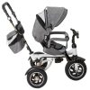 Trike Fix V3 háromkerekű tricikli, tolókarral szürke